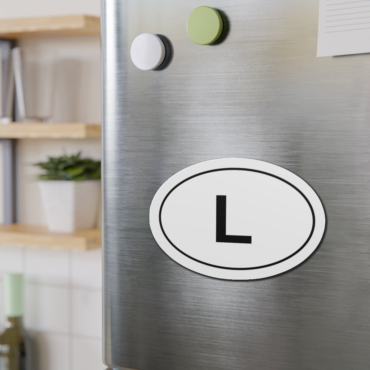 L - Loss, Losing, Loser Oval Magnet