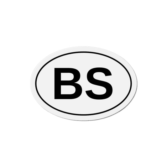 BS - Bulls*** Oval Magnet