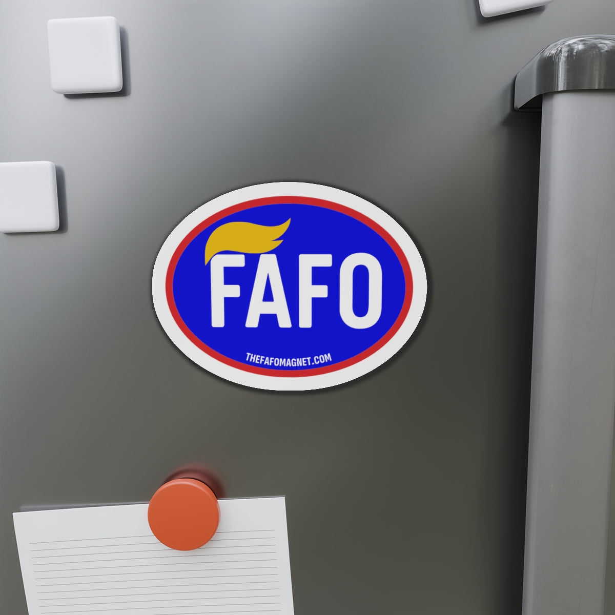 FAFO Magnet - F*** Around and Find Out Full Color Oval Magnet