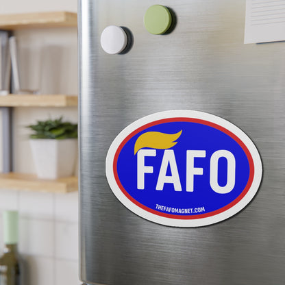 FAFO Magnet - F*** Around and Find Out Full Color Oval Magnet