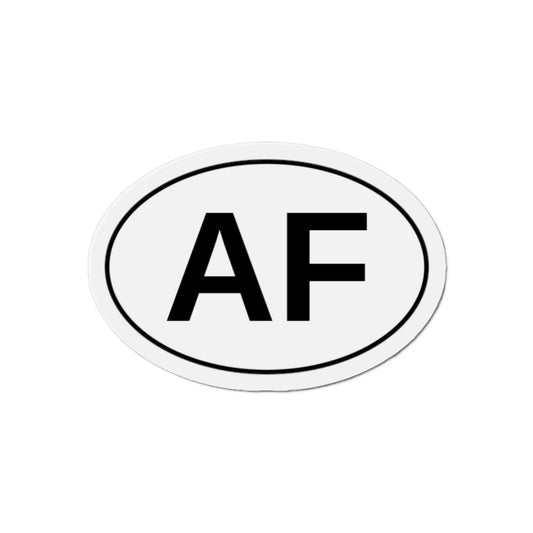 AF - As F*** Oval Magnet