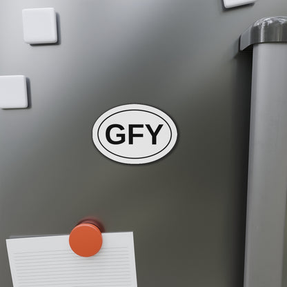 GFY - Go F*** Yourself Oval Magnet