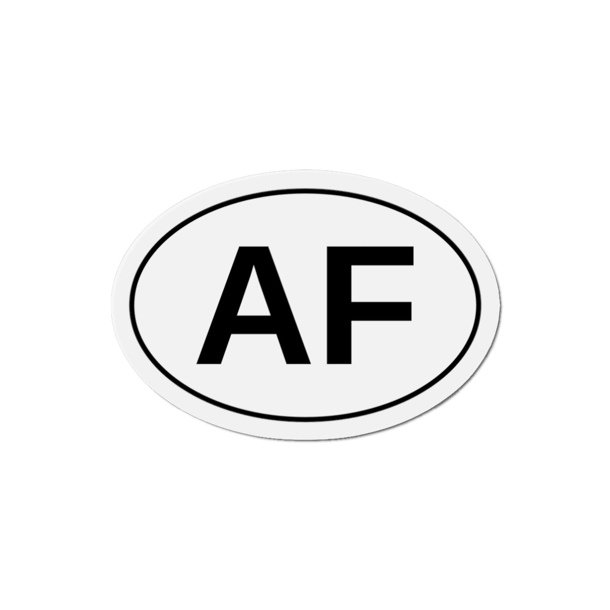 AF - As F*** Oval Magnet