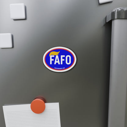 FAFO Magnet - F*** Around and Find Out Full Color Oval Magnet