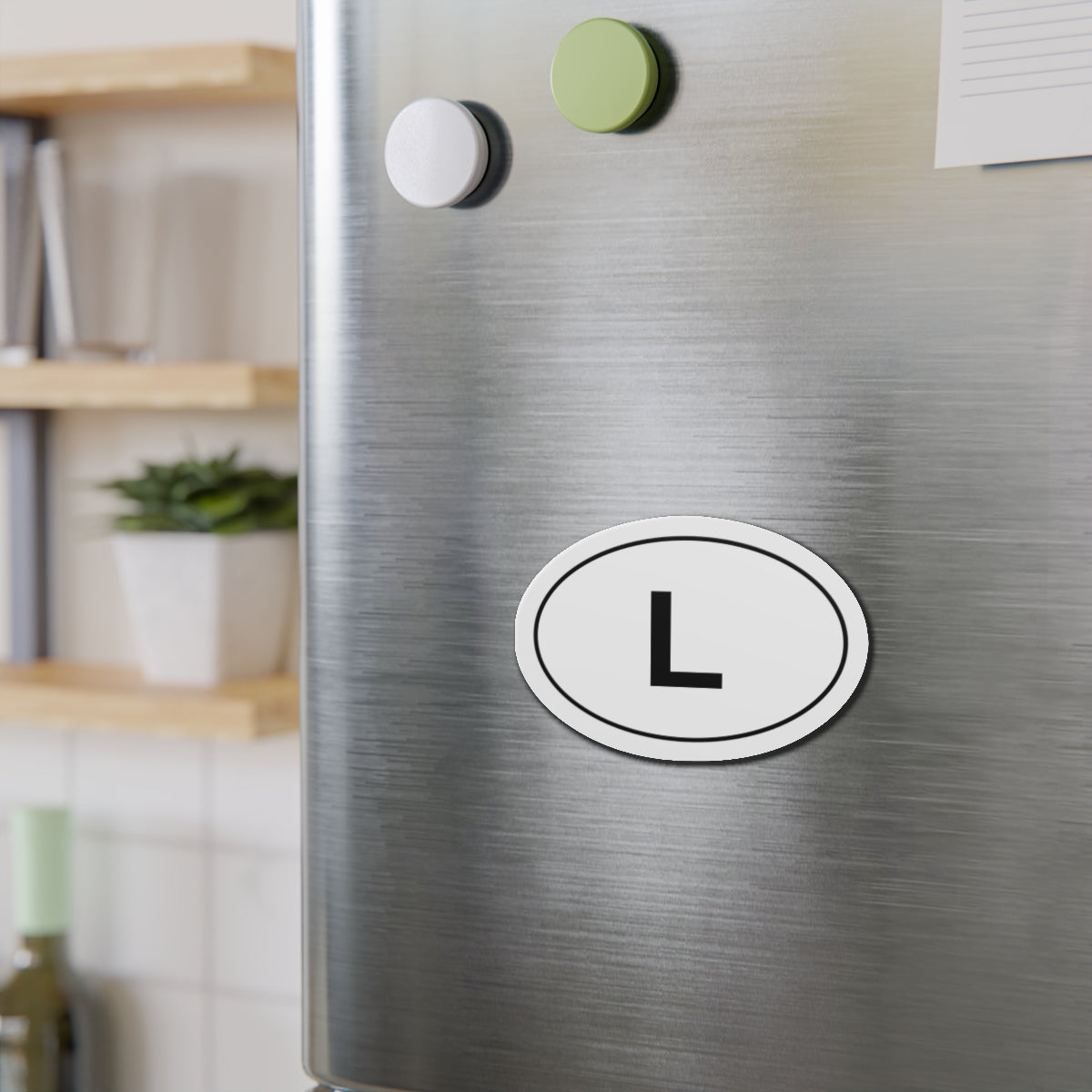 L - Loss, Losing, Loser Oval Magnet