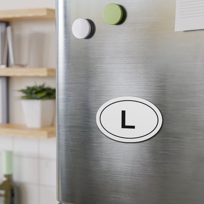 L - Loss, Losing, Loser Oval Magnet