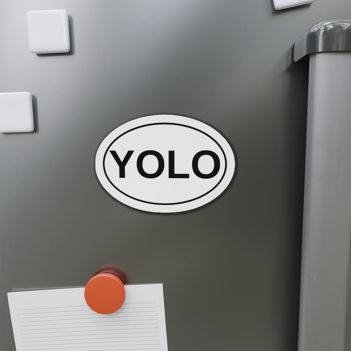 YOLO - You Only Live Once Oval Magnet