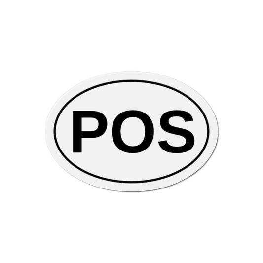 POS - Piece of S*** Oval Magnet