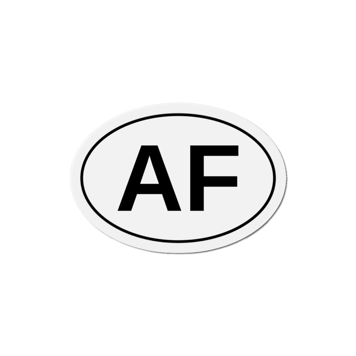 AF - As F*** Oval Magnet