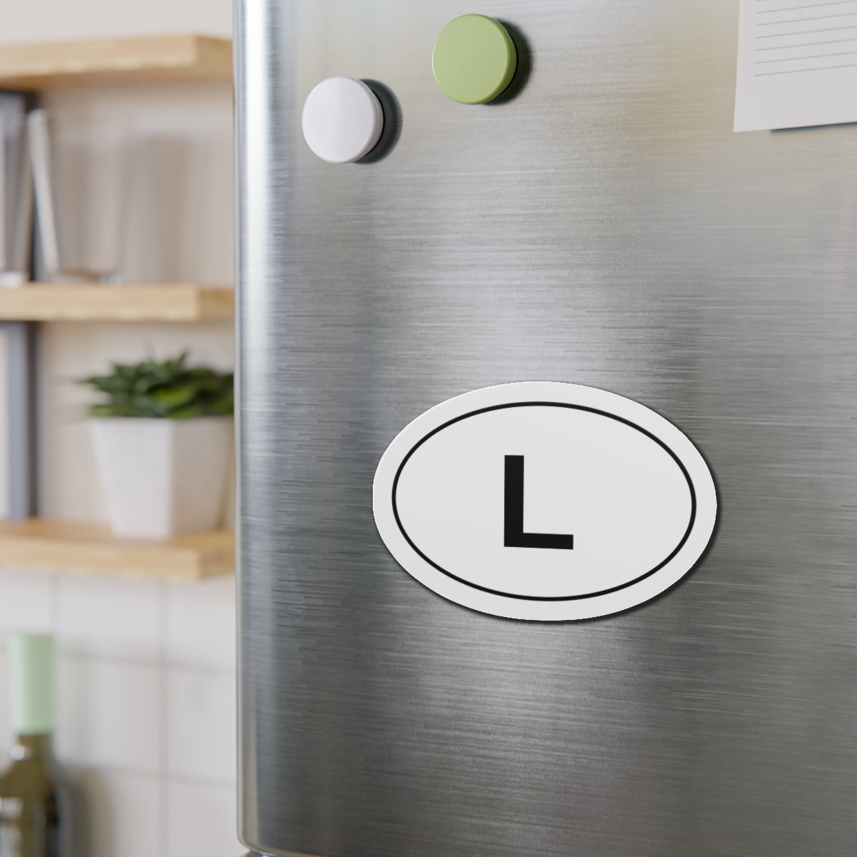 L - Loss, Losing, Loser Oval Magnet