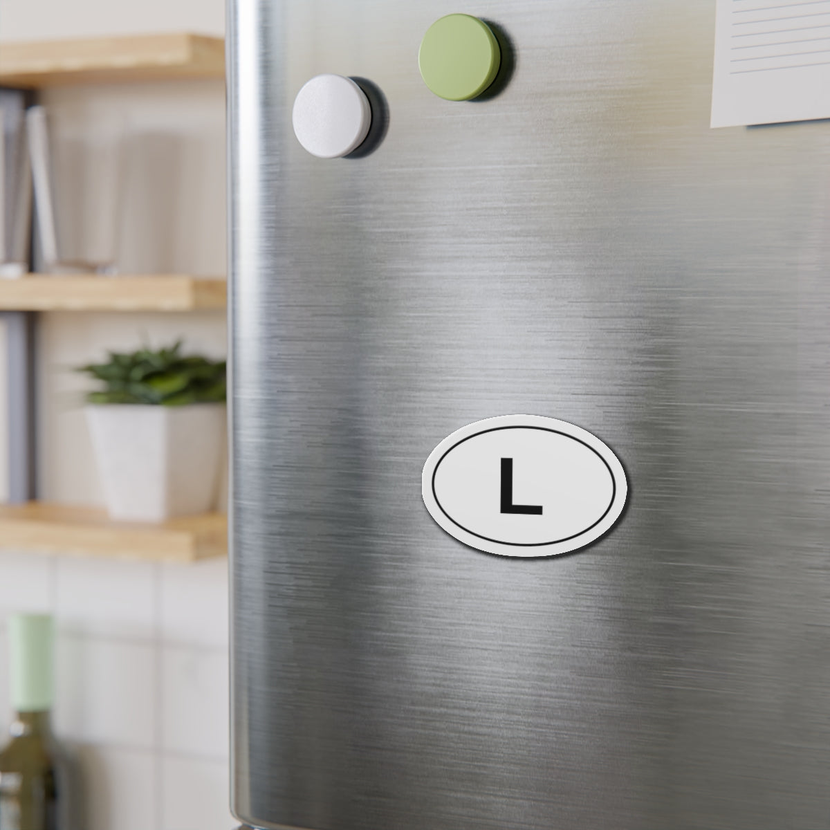 L - Loss, Losing, Loser Oval Magnet