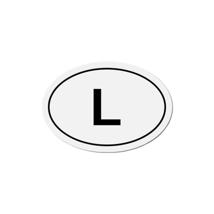 L - Loss, Losing, Loser Oval Magnet