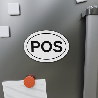 POS - Piece of S*** Oval Magnet