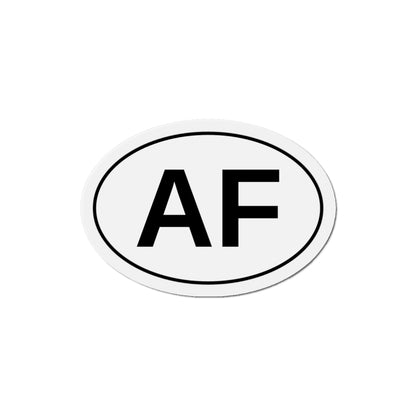 AF - As F*** Oval Magnet