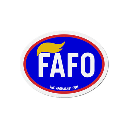 FAFO Magnet - F*** Around and Find Out Full Color Oval Magnet