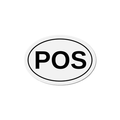 POS - Piece of S*** Oval Magnet